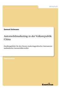 Automobilmarketing in der Volksrepublik China