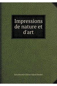 Impressions de nature et d'art