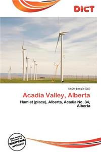Acadia Valley, Alberta