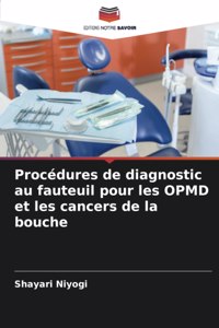 Procédures de diagnostic au fauteuil pour les OPMD et les cancers de la bouche
