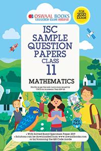 Oswaal ISC Sample Question Paper Class 11 Mathematics Book (For 2020 Exam)