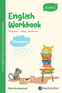 Key2practice Class 2 English Grammar Workbook | Topic - Pronouns | 26 Colourful Practice Worksheets with Answers | Designed by IITians