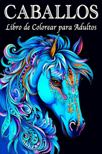 Caballos Libro de Colorear para Adultos