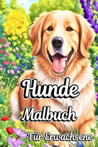 Hunde Malbuch für Erwachsene