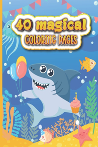 40 Magical Coloring Pages