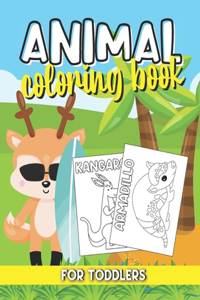 Animal Coloring Book for Toddlers
