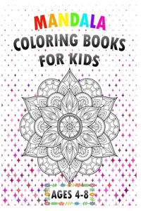 Mandala coloring books for kids ages 4-8
