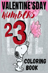 Valentine's Day Numbers coloring book