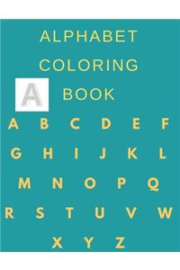 Alphabet coloring book