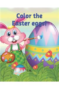 Color the Easter eggs!