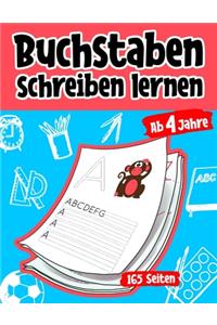 Buchstaben schreiben lernen ab 4 Jahren