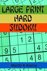 Large Print Hard Sudoku