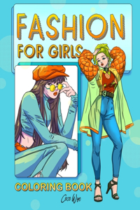 Fashion Coloring Book For Girls
