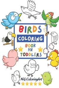 Birds Coloring Book for Toddlers
