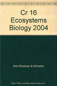 Cr 16 Ecosystems Biology 2004