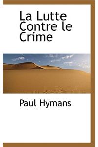 La Lutte Contre Le Crime