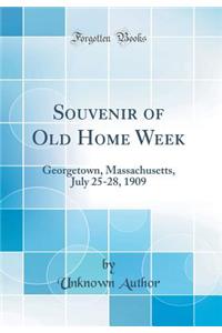 Souvenir of Old Home Week