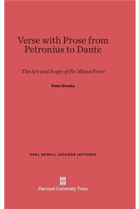 Verse with Prose from Petronius to Dante