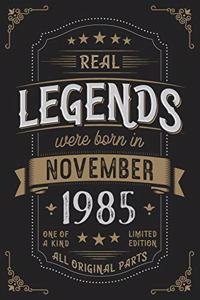 Real Legends were born in November 1985