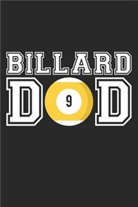 Dad Billiards Notebook - Billiards Dad - Billiards Training Journal - Gift for Billiards Player - Billiards Diary