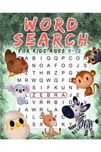 Word Search For Kids ages 9-12