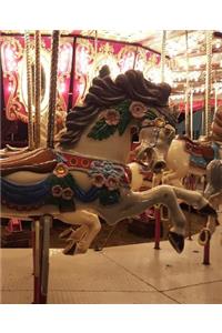 Hobby Horse Merry Go Round Carousel School Composition Book