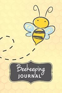 Beekeeping Journal Blank Lined Notebook Gift For Beekeeper