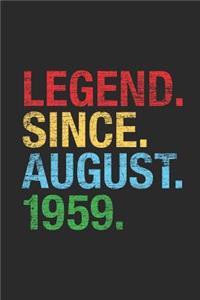 Legend Since August 1959