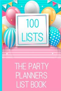 Party Planner's List Book