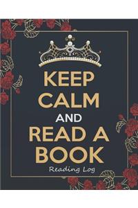 Keep Calm and Read a Book - Reading Log