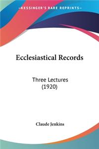 Ecclesiastical Records