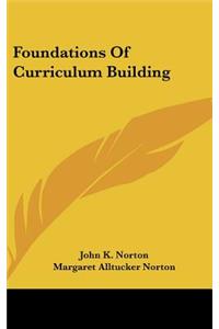 Foundations Of Curriculum Building