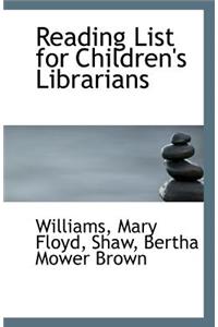 Reading List for Children's Librarians