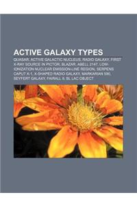 Active Galaxy Types