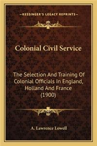 Colonial Civil Service