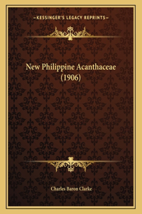 New Philippine Acanthaceae (1906)