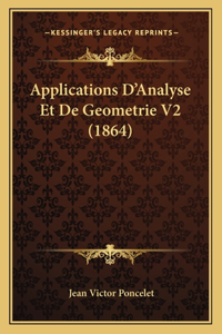 Applications D'Analyse Et De Geometrie V2 (1864)