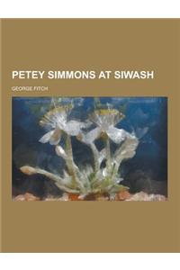 Petey Simmons at Siwash