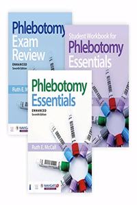 Phlebotomy Essentials + Student Workbook + Exam Review