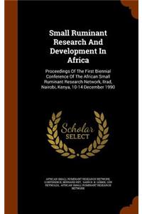 Small Ruminant Research And Development In Africa
