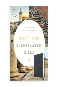 CSB Holy Land Illustrated Bible, Premium Black Leather