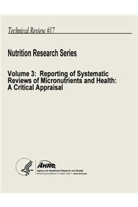 Nutrition Research Series Volume 3