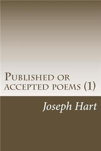 Published or accepted poems (1)