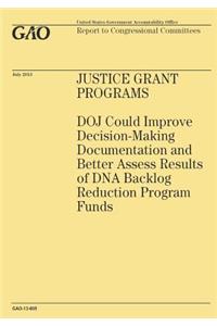 Justice Grant Programs