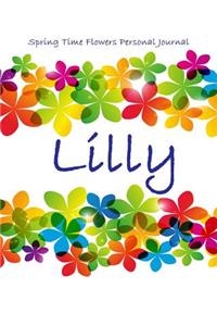 Spring Time Flowers Personal Journal - Lilly