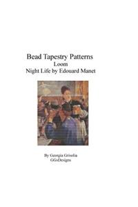 Bead Tapestry Patterns Loom Night Life by Manet