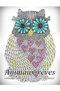 Animaux-Reves - Coloriages Pour Adultes