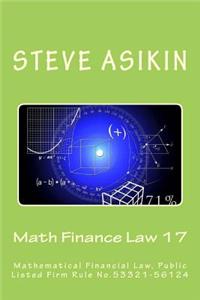 Math Finance Law 17
