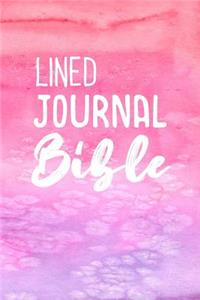 Lined Journal Bible