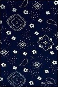 Daily Notes - Blue Bandana Print Notebook